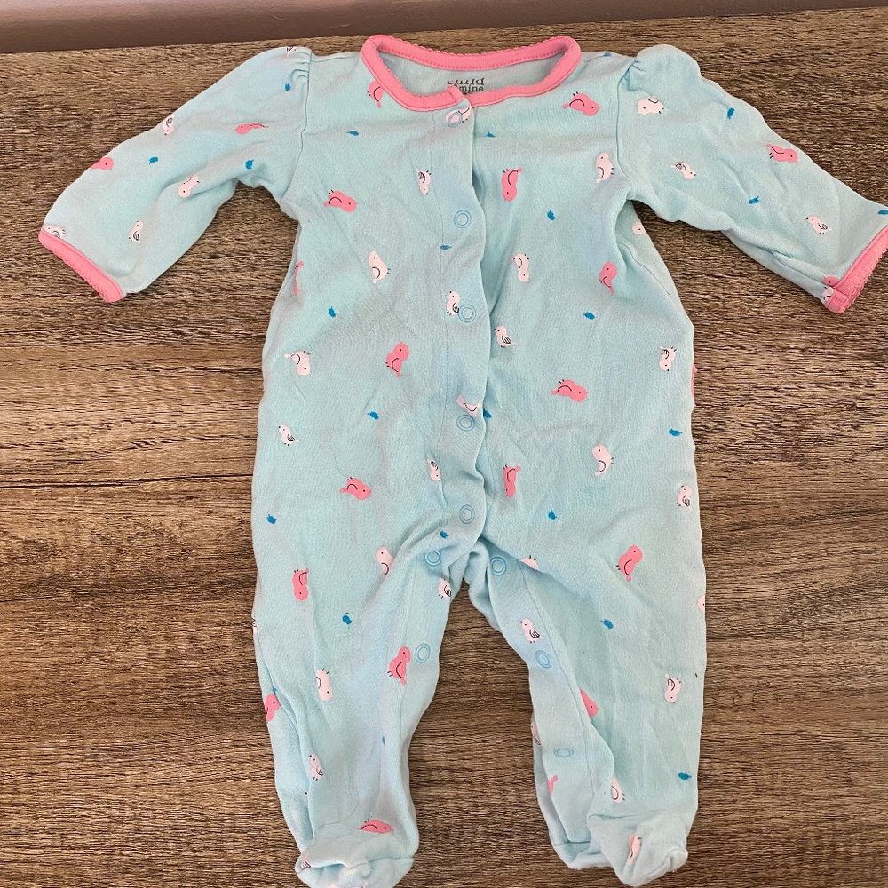 Child of Mine Carter's Footie Pajamas 3-6 Months